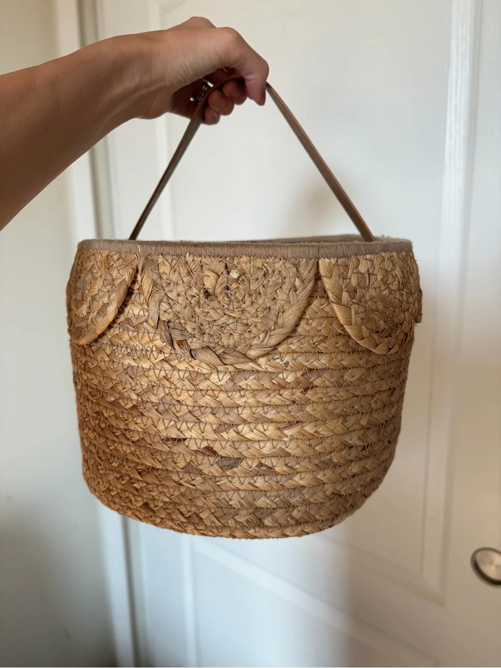 Hearth and hand magnolia diaper caddy scalloped target